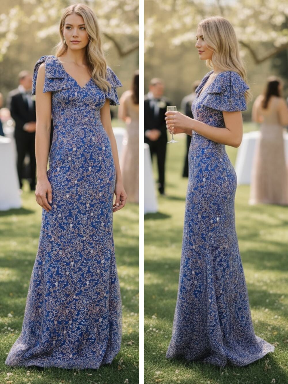 NEW JS COLLECTIONS DRESS GOWN 10 MOTHER OF THE BRIDE BRIDESMAID FORMAL EVENING